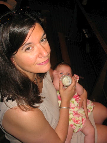 Bethany feeding Cate - the G-rated version